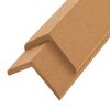 vidaXL Corni&egrave;re de terrasse 5 pcs WPC 170 cm Couleur teck