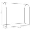 vidaXL Serre avec porte zipp&eacute;e 200x80x170 cm
