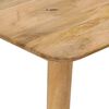 vidaXL Table &agrave; d&icirc;ner 112x52x76 cm bois de manguier massif