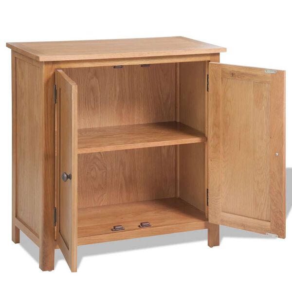 vidaXL Buffet 70x35x75 cm Bois de ch&ecirc;ne massif
