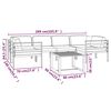 vidaXL Salon de jardin 7 pcs avec coussins Aluminium Anthracite