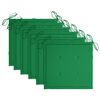 vidaXL Chaises pliables de jardin avec coussins lot de 6 Bois de teck