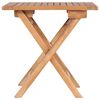 vidaXL Table pliable de jardin 45x45x45 cm Bois de teck solide
