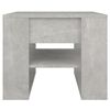 vidaXL Table basse gris b&eacute;ton 55,5x55x45 cm bois d'ing&eacute;nierie