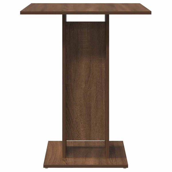 vidaXL Table de bistro Chêne marron 60x60x75 cm Bois d'ingénierie