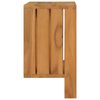 vidaXL Porte-serviette mural 35x20x35 cm Bois de teck solide