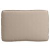 vidaXL Coussin Taupe 120 x 80 x 12 cm Tissu Oxford