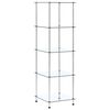 vidaXL &Eacute;tag&egrave;re 5 niveaux Transparent 40x40x130 cm Verre tremp&eacute;