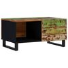 vidaXL Table basse 80x50x40 cm Bois de r&eacute;cup&eacute;ration et d'ing&eacute;nierie