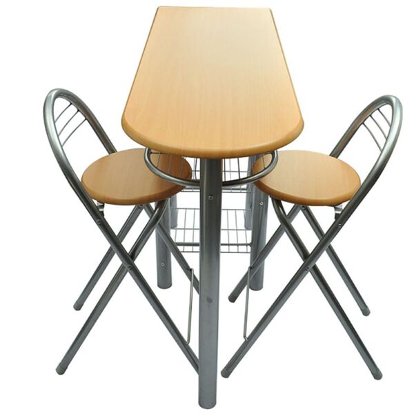 vidaXL Ensemble de table et de chaises de bar / cuisine Bois