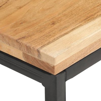 vidaXL Table d'appoint 40x40x35 cm Bois d'acacia massif