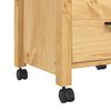 vidaXL Chariot de cuisine MONZA 48x40x88,5 cm bois massif de pin