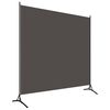 vidaXL Cloison de séparation anthracite 175x180 cm tissu