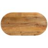 vidaXL Dessus de table 110x40x3,8 cm ovale bois massif de manguier