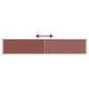 vidaXL Auvent lat&eacute;ral r&eacute;tractable de patio 117x600 cm Marron