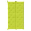 vidaXL Coussin de banc de jardin vert vif 180x(50+50)x7cm tissu oxford