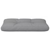 vidaXL Coussin de palette gris 80x40x12 cm tissu