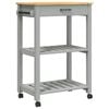 vidaXL Chariot de cuisine MONZA 60x40x88,5 cm bois massif de pin