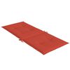 vidaXL Coussins de chaise à dossier haut lot de 2 rouge mélangé tissu