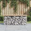 vidaXL Banc de jardin design de gabion 103x31,5x42 bois massif de pin