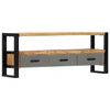 vidaXL Meuble TV 130x30x50 cm Bois massif de manguier
