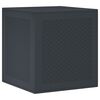 vidaXL Bo&icirc;te de rangement Anthracite 55 x 53 x 57 cm Polypropyl&egrave;ne