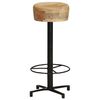 vidaXL Tabourets de bar lot de 2 76 cm bois de manguier massif