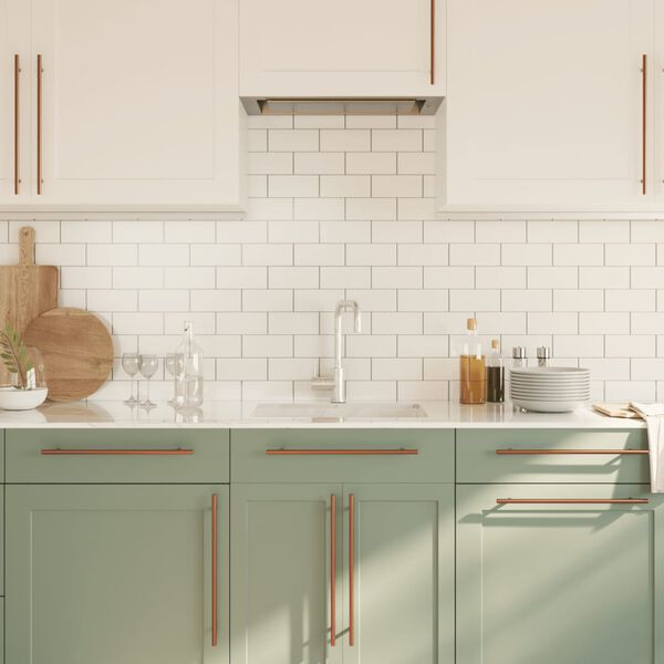 vidaXL Poign&eacute;es d'armoire 5 pcs bronze 320 mm acier inoxydable