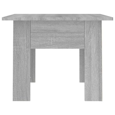 vidaXL Table basse Sonoma gris 55x55x42 cm bois d'ingénierie