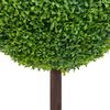 vidaXL Plante de buis artificiel avec pot Forme de boule Vert 71 cm