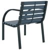 vidaXL Chaises de jardin lot de 2 Gris Bois