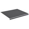 vidaXL Tissu de remplacement pour auvent Anthracite 4x3,5 m