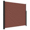 vidaXL Auvent lat&eacute;ral r&eacute;tractable marron 180x500 cm