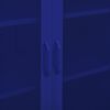 vidaXL Armoire de rangement Bleu marine 80x35x101,5 cm Acier