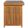 vidaXL Boîte à coussins d'extérieur 60x50x61 cm bois massif d'acacia
