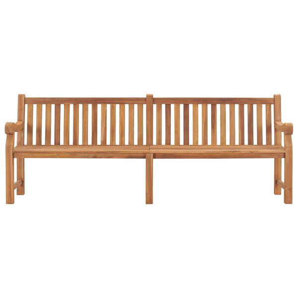 vidaXL Banc de jardin 228 cm bois de teck solide