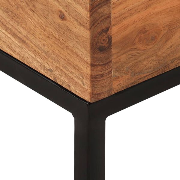 vidaXL Table d'appoint 30x30x33 cm Bois d'acacia massif