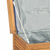 vidaXL Bo&icirc;te de rangement jardin et sac 175x50x55 cm bois massif teck