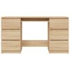 vidaXL Bureau Ch&ecirc;ne sonoma 140x50x77 cm Bois d'ing&eacute;nierie