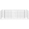 vidaXL Lit surélevé à gabion Acier galvanisé 90x30x30 cm
