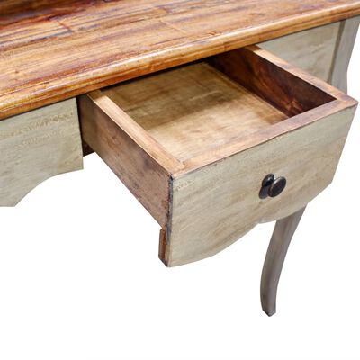 vidaXL Bureau Bois de récupération massif 80x40x92 cm