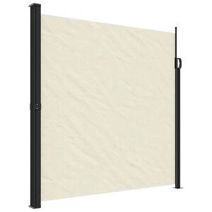 vidaXL Auvent lat&eacute;ral r&eacute;tractable cr&egrave;me 200x600 cm