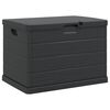 vidaXL Boîte de Rangement de Jardin Anthracite 77,5 x 54,5 x 53 cm