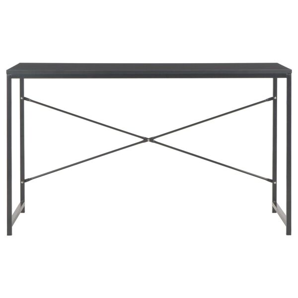 vidaXL Bureau d'ordinateur Noir 120 x 60 x 70 cm