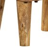 vidaXL Table de chevet Bois de manguier massif 40 x 30 x 59,5 cm