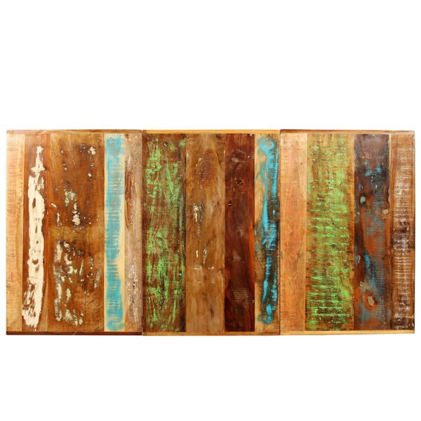 vidaXL Table &agrave; manger Bois de r&eacute;cup&eacute;ration massif 180 cm