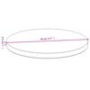 vidaXL Dessus de table &Oslash;40x2,5 cm bambou