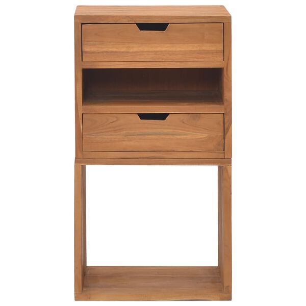 vidaXL Armoire de rangement 40x30x76 cm Bois de teck massif