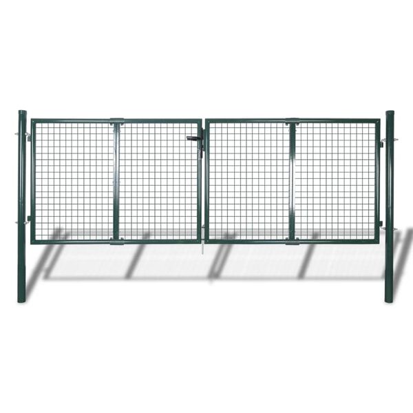 vidaXL Grille de clôture de jardin en maille 306 x 75 cm