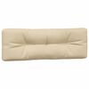vidaXL Coussins de palette lot de 5 beige tissu